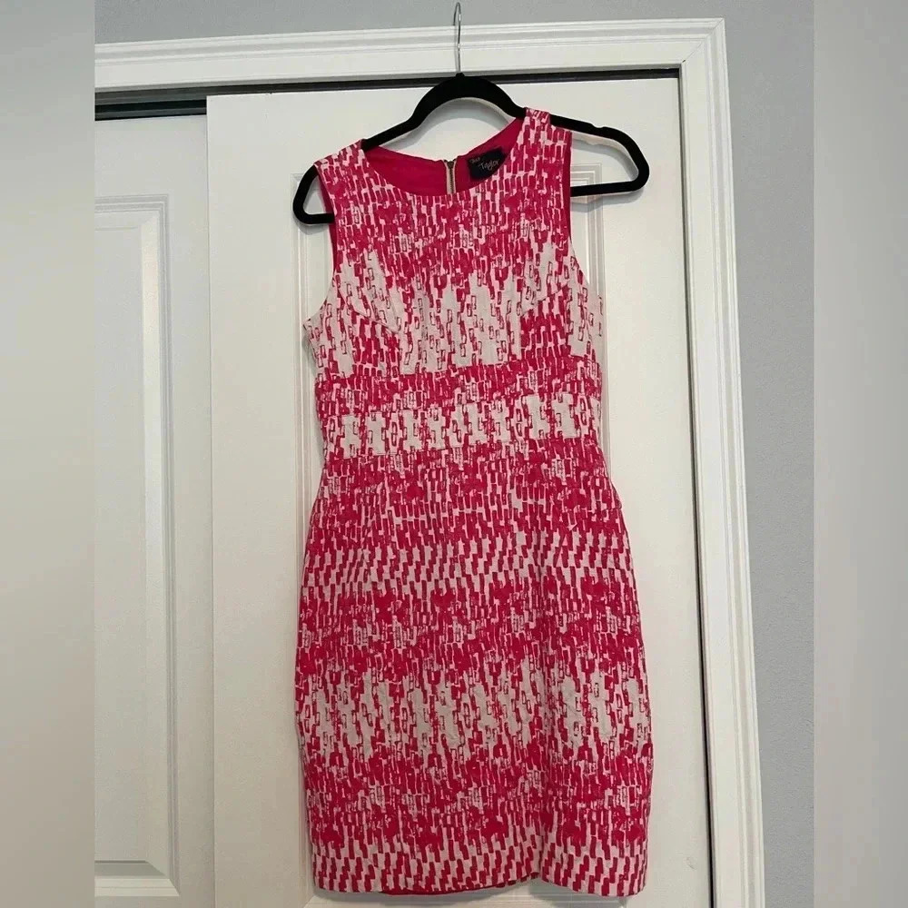 Just...Taylor Pink Back Cutout & Zipper Dress,‎ 4